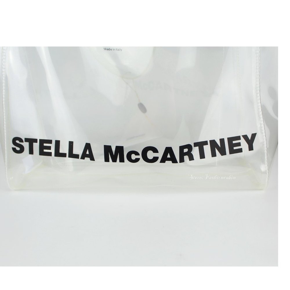 NEW STELLA MCCARTNEY Authentic Clear Logo Tote - Picture 8 of 15